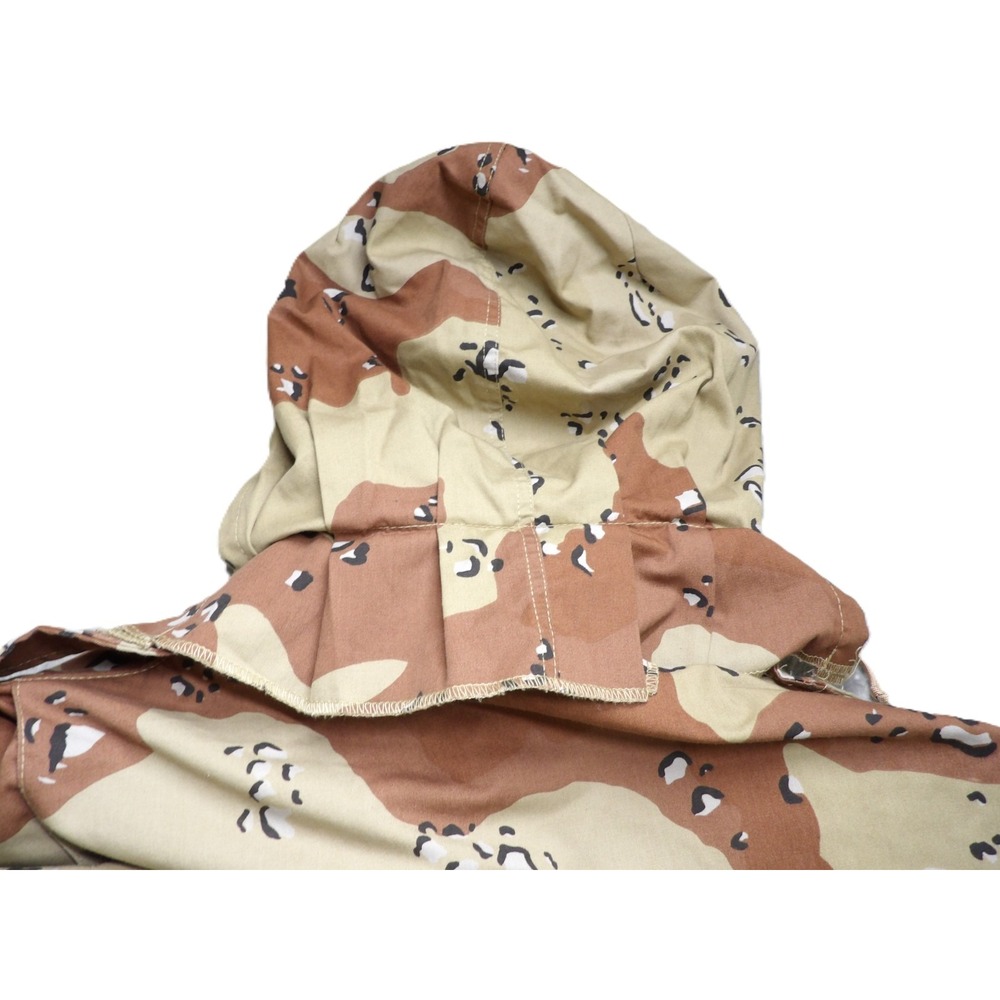 VTG 90 Prestige Desert Storm Camo Parka Men XXL Tactical Choco Chip Field Jacket - Picture 14 of 16